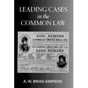 Leading Cases in the Common Law (Paperback - Used) 019826299X 9780198262992