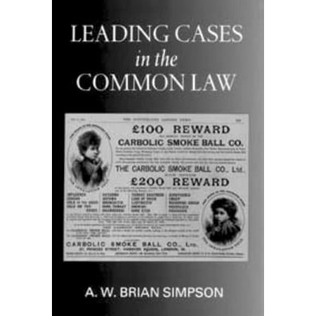 Leading Cases in the Common Law (Paperback - Used) 019826299X 9780198262992