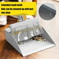 thumbnail image 7 of Jubipavy Broom And Dustpan Set Brooms And Dustpan Set Double-layer Scraper Foldable Dustpan Non-stick Hair Dustpan Sweeping Brooms 180-degree Rotatable Brooms For Vertical Storage, 7 of 7