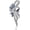Blue, variant on Vintage Crystal Flower Brooch for Women – Dreamy Purple Blue Rhinestone Lapel Pin, Elegant Suit Scarf Dress Accessory Jewelry Gift