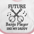 thumbnail image 4 of Inktastic Future Banjo Player Like Daddy Boys or Girls Baby Bib, 4 of 4