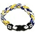 thumbnail image 3 of Sport Ropes Triple Titanium Bracelet (Blue/Yellow/White, 8"), 3 of 4