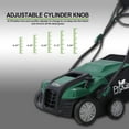 thumbnail image 6 of Elleree 16 in 2-IN-1 Electric Lawn Dethatcher and Scarifier with Extra Large Collection Bag, 15 Amp Push Walk-Behind Scarifier & Dethatcher Gardening Equipment, 6 of 10