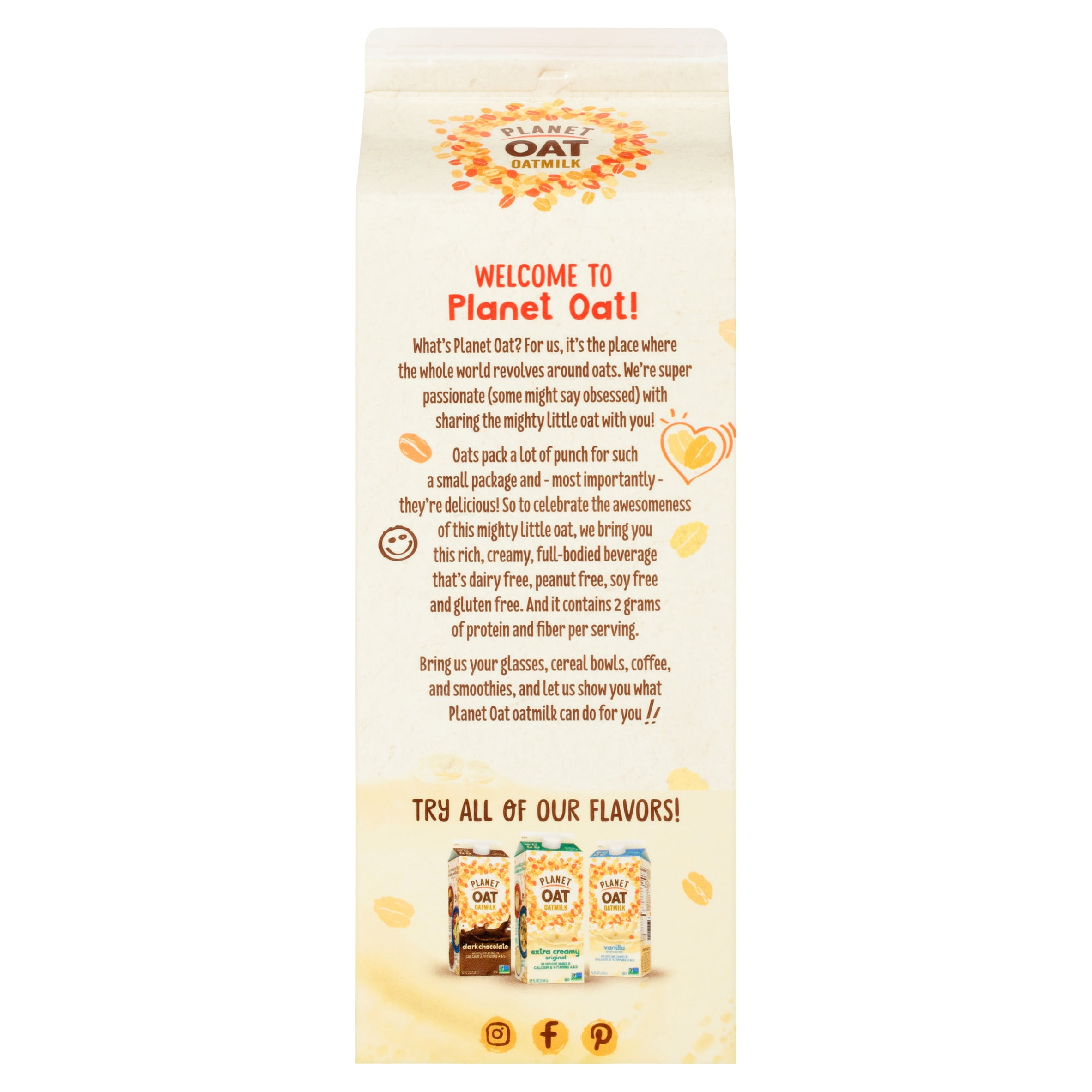 Planet Oat Original Oatmilk, 52oz. - Walmart.com