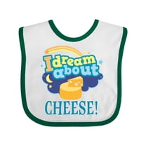 Inktastic Dream About Cheese Boys or Girls Baby Bib