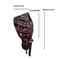 thumbnail image 3 of LNZGNM Halloween Women's Scrub Caps, Twist Knot Head Wrap, with Floral Applique, Stretchy and Easy for Everyday Style, Bad Hair Days, and Casual Wear,Khaki(One Size), 3 of 6