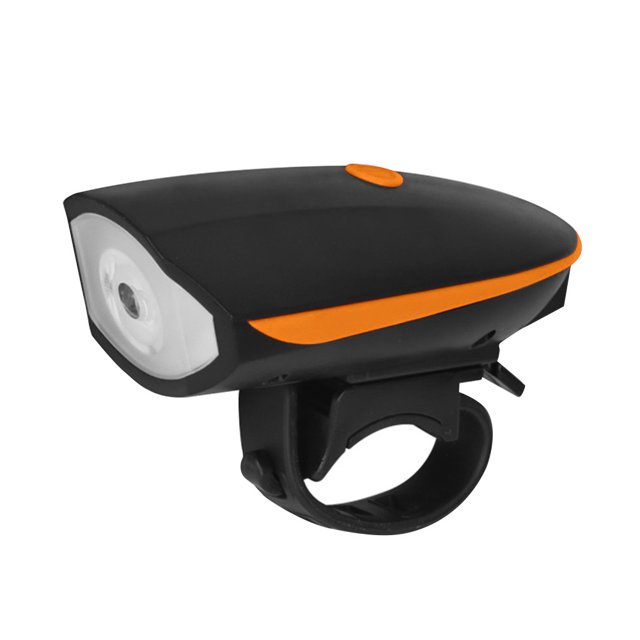 Recargable MTB bicicleta impermeable 240LM XPG LED faro con bocina naranja Ehuebsd Accesorios para bicicletas