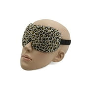 Travel 3D Eye Sleep Mask Padded Shade Cover Rest Relax Blindfold Leopard Print