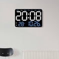 thumbnail image 4 of Reloj de Pared Electrónico Pantalla de Fecha y Temperatura Reloj de Mesa Despertadores LED Digitales Montados en la Pared para el Hogar B, 4 of 5