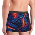thumbnail image 5 of Balery Neon City Map Men's Boxer Briefs, Soft and Breathable Cotton Underwear with nylon Waistband-XX-Large, 5 of 9