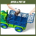 thumbnail image 5 of Lucky Doug Dinosaur Truck Toys for Boys Age 3-6,  Tyrannsaurus Truck Toy with Dino Figures, Large Activity Play Mat, Dinosaur Eggs, Dinosaur Transporter Play Set for Kid Boys Age 3-6-8, 5 of 10