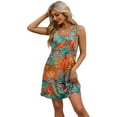 thumbnail image 3 of Ronuti Womens 2026 Summer Dresses Loose U Neck Sleeveless Sundresses Dress with Pockets, 3 of 8