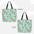 thumbnail image 2 of Fuzoiu Cute Sloth on Floral Tree Print Durable Tote Bag,Shoulder Bag with Zipper Closure,Casual Tote's Handbag,for Daily Use, Shopping, School, Work, 2 of 7