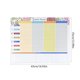 thumbnail image 3 of Calendario magnético para refrigerador con pizarra blanca | Bloc de notas flexible para borrado en seco con marcadores | Tablero reutilizable para organización en cocina, oficina y hogar | 43x33 cm, 3 of 6