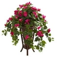 thumbnail image 2 of Nearly Natural Bougainvillea Artificial Plant in Stand Planter, 2 of 2