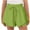 Green, variant on CYRBOKO Girls Athletic Shorts, Casual Drawstring Holiday Elastic Waist Summer Bottoms Blue Size 12 T