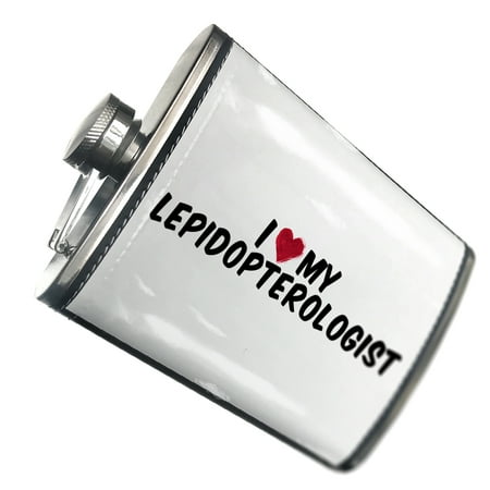 

NEONBLOND Flask I heart love my Lepidopterologist