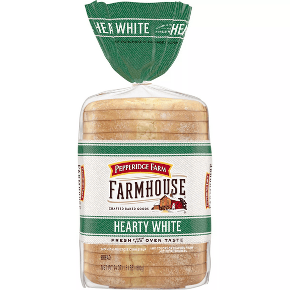 Pepperidge Farm Farmhouse Hearty White Bread, 3-Pack 24 oz. Loaves 7083