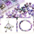 thumbnail image 3 of Cterwk 200Pcs/Box Bracelet Making Kit Beads for Jewellery Making Assorted Size 8mm DIY Beads Crafts Kit, 3 of 4