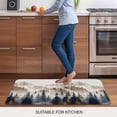 thumbnail image 5 of Tan Trees Forest Door Mat&nbsp;Indoor Outdoor Entrance, Non Slip Small Rug for Kitchen Bathroom Entryway Rug, Mountain Woods Natural Scenery Washable Doormat Floor Mat for Office 16x24 Inch, 5 of 8