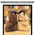 thumbnail image 5 of Dark Brown Graduation Plush Teddy Bear, 11in Soft Toy with Black Cap, Single Count, Thoughtful Gift for Students' Graduation Ceremonies, 5 of 5