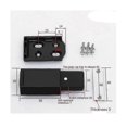 thumbnail image 2 of Heavy Duty Push To Open Cabinet Hardware 4pc Magnetic Push Latch & Lock For Door Touch Latches Rv Closet Metal, 2 of 5