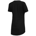 thumbnail image 3 of Women's Concepts Sport Black Washington Commanders Marathon Knit Nightshirt, 3 of 3