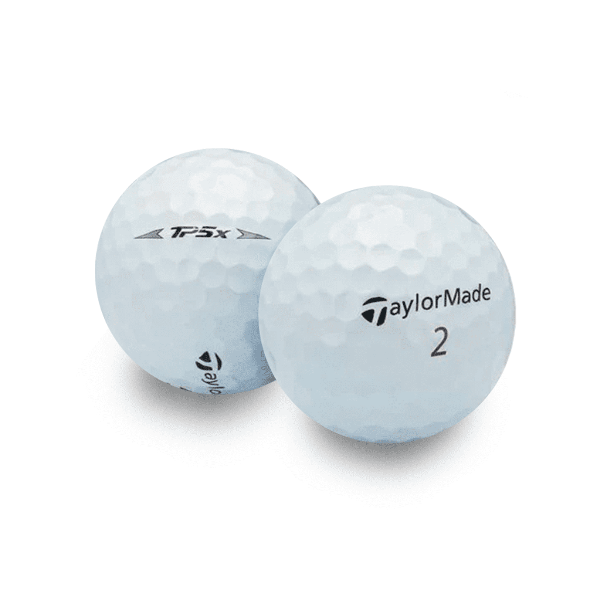 Golf Ball Nut – Recycled Golf Balls for Taylormade TP5X – 5A Mint Quality – 24-Pack, White