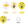 thumbnail image 6 of Cartoon Bee Theme Birthday Party Decoration Supplies Honey Bee Balloons Cake Topper Happy Birthday Banner Set, 6 of 6