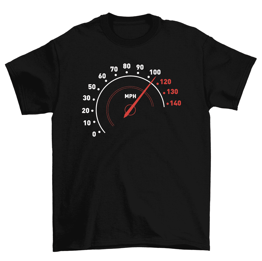 Car Speedometer Auto Racing Mechanic TShirt Men Women