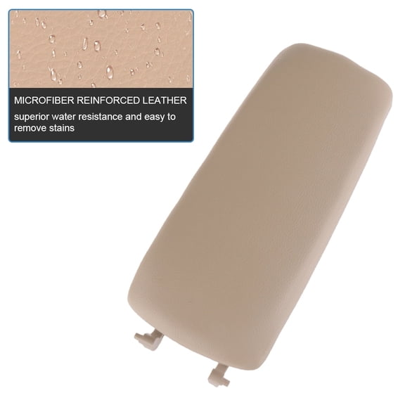 SCITOO Auto Beige Armrest Center Console Lid Skin Coverwith Base Replacement fit for 2000-2008 for Audi A4 A6 S4