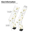 thumbnail image 5 of Balery Green Blue Avocado Printed Novelty Socks Men's Women's Crew Socks Sports Socks Knee High Socks Cotton Socks Quirky and Cool Socks, 5 of 9