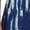 Evening Blue Textured Ikat, variant on Roaman's Women's Plus Size Stretch Knit Sleeveless Midi Dress With Ruched Hem Detail