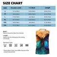 thumbnail image 3 of Bingfone Vibrant Rainbow Butterfly A Pattern Men's Tank Tops Workout Sleeveless Tee Shirts Running Beach Tanks for Men-X-Large, 3 of 4