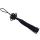 thumbnail image 4 of 1 pieza de borla china de seda hecha a mano con nudos chinos hechos de seda satinada para decoración de puertas y coches, artesanía (negro), 4 of 5