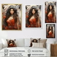 thumbnail image 4 of Designart "Durgas Fierce Hinduisim Art wall decor II" Hinduisim Floater Framed Canvas Art Print, 4 of 7