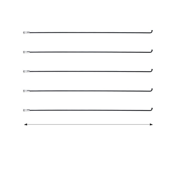 unbranded 36 Sets Wheel Bike Spoke and Nipple Accessory J Bend Spokes