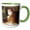 Green/White, variant on 3drose, Mlle. Irene Cahen Danvers by Pierre-auguste Renoir, 11oz Two-tone Red Mug