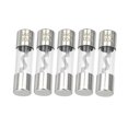 thumbnail image 1 of Ofertas Únicas 5 Pcs 0.39x1.50 Pulgadas 100A Fusible de Vidrio Universal AGU - Coche - Tono Metálico Plateado, 1 of 7