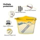 thumbnail image 3 of Calentador de agua de inmersión Yuxing eléctrico sumergible 1500 W con temporizador Acero inoxidable Amarillo, 3 of 5