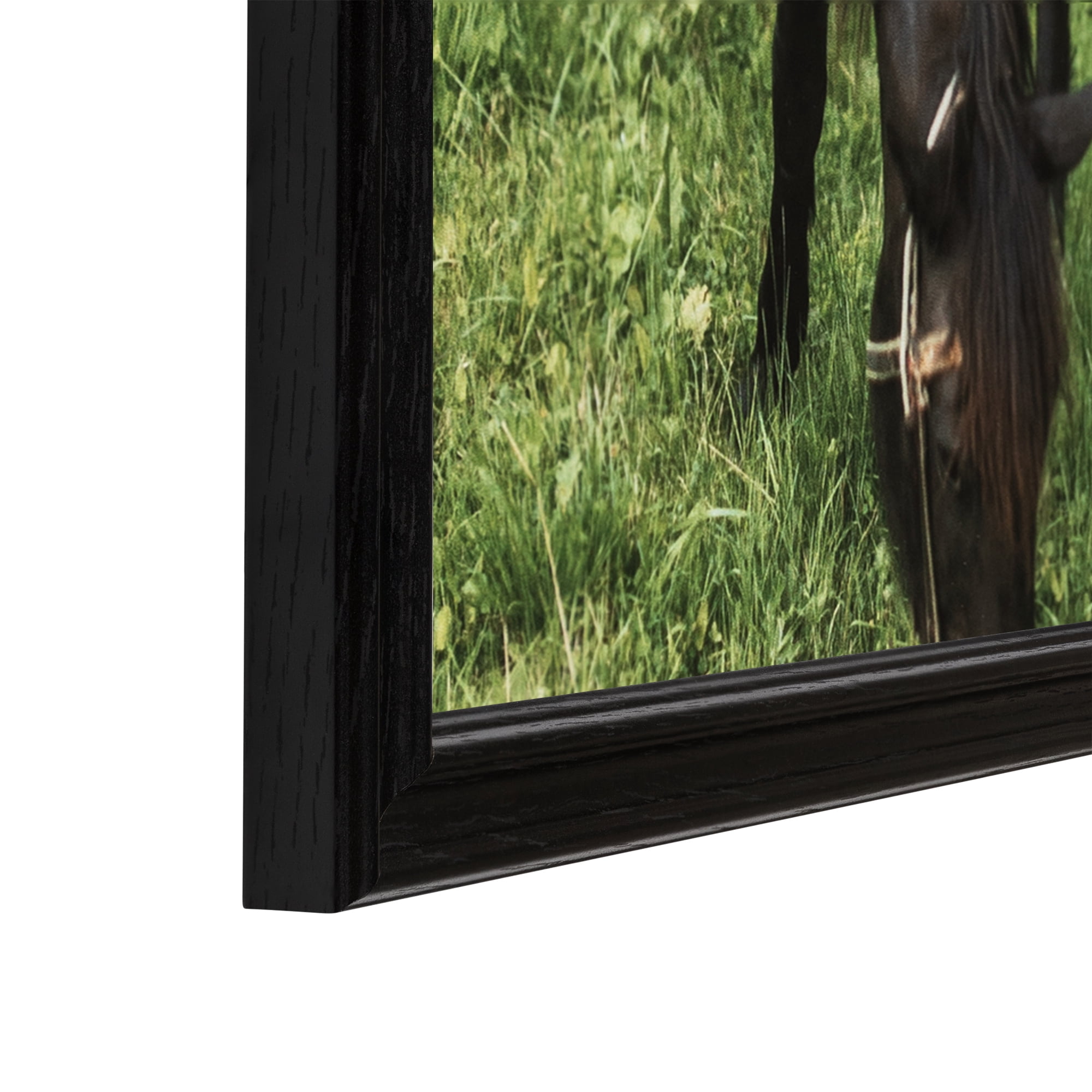 ArtToFrames 18" x 24" Black Picture Frame, 18x24 inch Black MDF Poster Frame (WOM-4102), 4 Pack