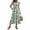 Multicolor XH437, variant on Midi Dresses for Women Casual Short Sleeve Long V Neck Button Down Tiered Dress with Pockets