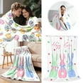thumbnail image 2 of TIELUTT Easter Day Rabbit Throw Blanket Cozy Colorful Bunny Blanket Happy Easter Rabbit for Indoor Warm Soft Fuzzy Throw Sweatshirt Blanket Throw 70s Blanket U of M Blanket Large Blankets and Throws, 2 of 6