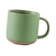 thumbnail image 1 of Taza de café de cerámica, taza de té para adultos y niños, taza de leche reutilizable de 350ml, taza de café para bebidas, café con leche, jugo, cocin Verde, 1 of 9