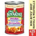 thumbnail image 1 of Chef Boyardee Mini-Bites Beef Ravioli and Meatballs in Tomato Sauce, 425 grams, 1 of 6