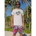 thumbnail image 2 of Island W Palm Trees T-Shirt Men -Smartprints Designs, Male 5X-Large, 2 of 4