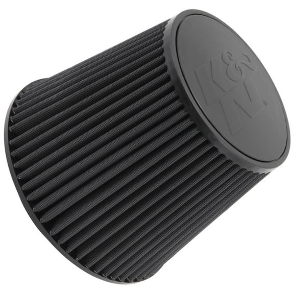 K&N Universal Clamp-On Air Filter: High Performance, Premium, Replacement Engine Filter: Flange Diameter: 6 In, Filter Height: 7.5 In, Flange Length: 1.125 In, Shape: Round Tapered, RU-5177HBK
