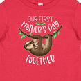 thumbnail image 4 of Inktastic Our 1st Mothers Day Together Cute Mom and Baby Sloth Boys or Girls Baby T-Shirt, 4 of 5