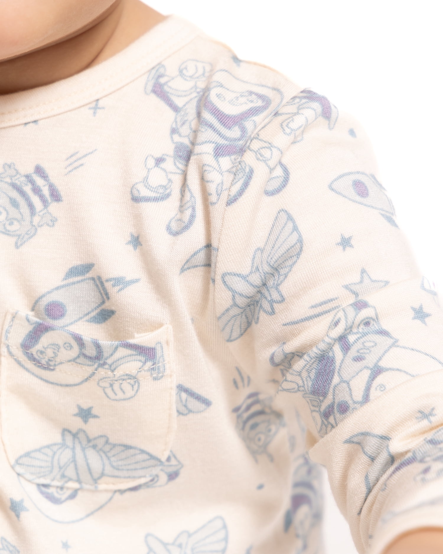 Disney Pixar Toy Story Unisex Baby Footed Sleep N Play, Sizes Preemie-6/9M