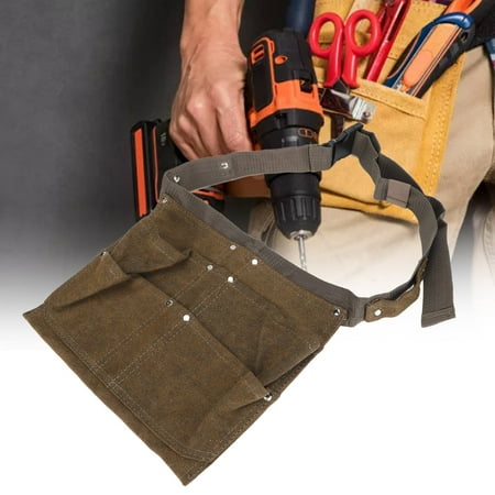 

ESTINK Garden Tool Storage Bag Canvas Waist Tool Bag Adjustable Washable Wear Resistant Garden Tool Storage Bag Canvas Waist Tool Bag